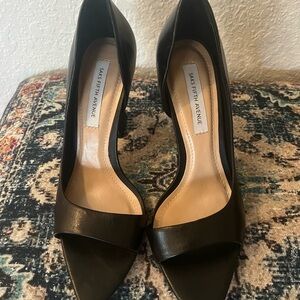 Saks Fifth Avenue Classic Black Heels
